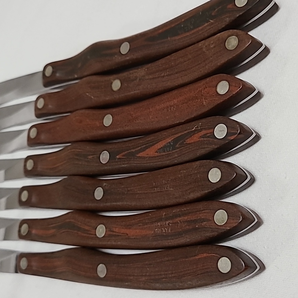 Cutco Vintage #59 Pat. No. 2147079, Set of 7 Smooth Blade Steak/table Knives - Picture 15 of 16